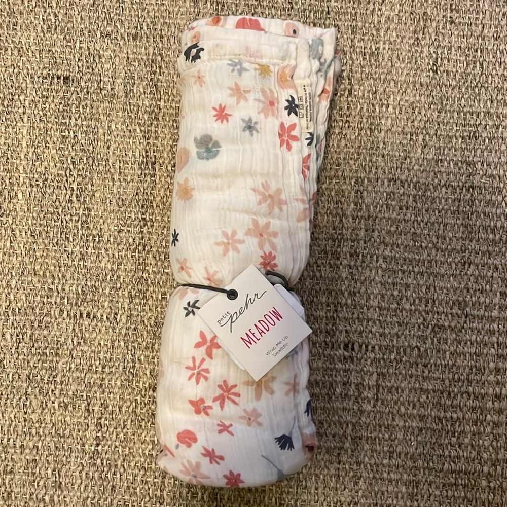 NWT petit pehr swaddle